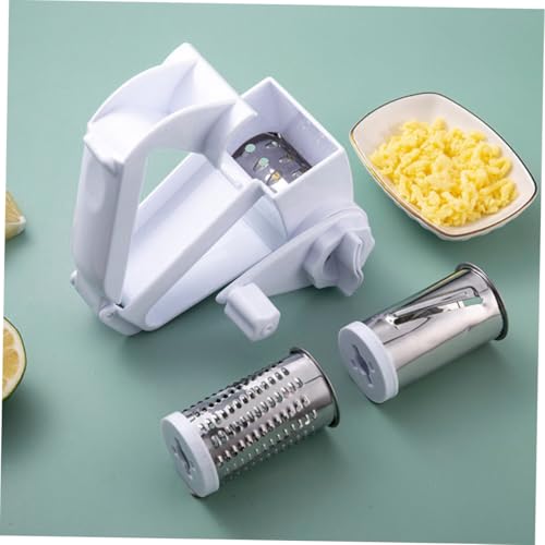 DECOMELODY Handkurbel Käsereibe Multifunktionale Küchenreibe aus Edelstahl und PP Robuste Parmesanreibe mit Ergonomischem Griff Vielseitig für Käse Schokolade Gemüse im Haushalt und DECOMELODY Handkurbel Käsereibe Multifunktionale Küchenreibe aus Edelstahl und PP Robuste Parmesanreibe mit Ergonomischem Griff Vielseitig für Käse Schokolade Gemüse im Haushalt und von DECOMELODY