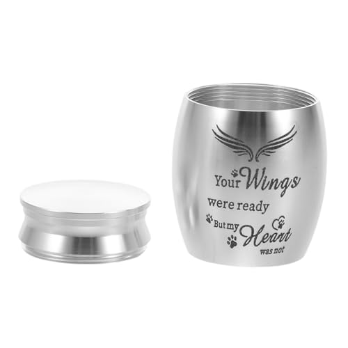 DECOMELODY Haustierurne Kleintierurne Kleine Hundeurnen Für Asche Urne Für Eingeäscherte Überreste Haustierwelpenurne Hundeasche Andenken Ascheurne Katzensarg Haustier Kleinurne von DECOMELODY