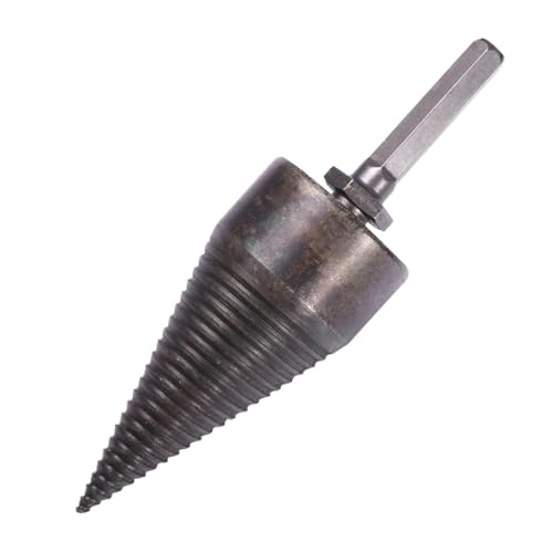 DECOMELODY Hexagonal Schaft Holzspaltbohrer Hochfester Rutsch Design Einfach zu Montieren Schnelles Spalten von Kaminholz mit Elektrodrehmaschine Hausgebrauch von DECOMELODY
