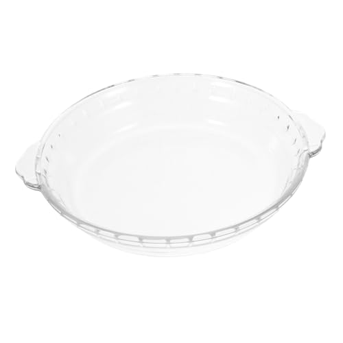 DECOMELODY Hitzebeständige Glas Pieform Transparent Mikrowellengeeignet Mikrowellengeschirr Für Backen Servieren Haushalt DECOMELODY Hitzebeständige Glas Pieform Transparent Mikrowellengeeignet Mikrowellengeschirr Für Backen Servieren Haushalt von DECOMELODY