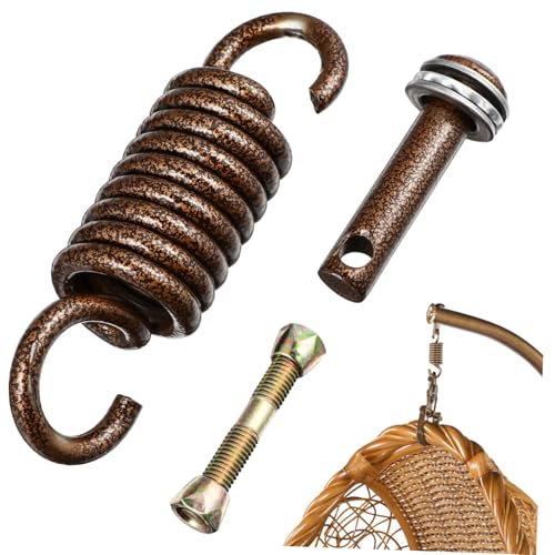 DECOMELODY Hochfester Federhaken für Hängesessel Aufhängung Leichtes Zubehör mit Schraube und Stift Geeignet für Hängematten Schaukelstühle und Sandsäcke Einfache Befestigung Sicher und DECOMELODY Hochfester Federhaken für Hängesessel Aufhängung Leichtes Zubehör mit Schraube und Stift Geeignet für Hängematten Schaukelstühle und Sandsäcke Einfache Befestigung Sicher und von DECOMELODY