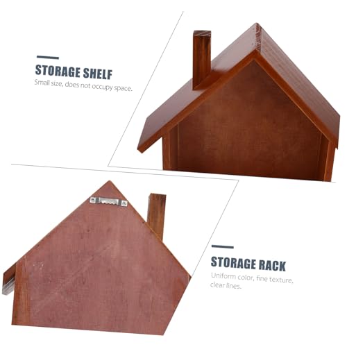 DECOMELODY Holzregal Kinderzimmer Hausform Stilvolles Wandregal Aufbewahrung Dekor für Spielzimmer Mädchen Jungen Praktisch und Modern Multifunktional Holzregal Sammlerstücke DECOMELODY Holzregal Kinderzimmer Hausform Stilvolles Wandregal Aufbewahrung Dekor für Spielzimmer Mädchen Jungen Praktisch und Modern Multifunktional Holzregal Sammlerstücke von DECOMELODY