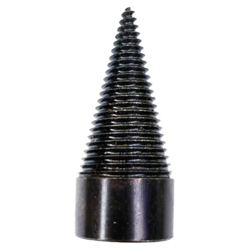 DECOMELODY Holzspalter Bohrer aus Hochkohlenstoffstahl Langlebiges Spaltbohrer Elektrische Bohrhämmer Effizientes Brennholzspalten und Vielseitige Holzbearbeitung von DECOMELODY