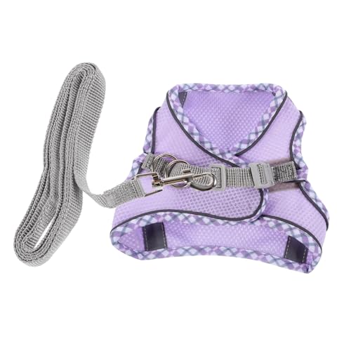 DECOMELODY Hundegeschirr Set für Kleine Hunde Verstellbares Brustgeschirr mit Atmungsaktivem Komfortables Hundeweste-Geschirr mit Leine Geeignet für Welpen und Outdoor-spaziergänge DECOMELODY Hundegeschirr Set für Kleine Hunde Verstellbares Brustgeschirr mit Atmungsaktivem Komfortables Hundeweste-Geschirr mit Leine Geeignet für Welpen und Outdoor-spaziergänge von DECOMELODY
