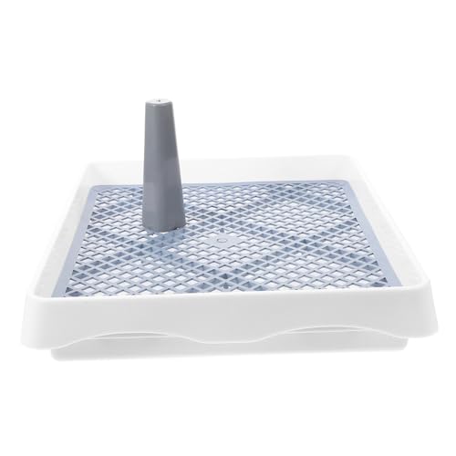 DECOMELODY Hundetoilette aus Robustem Kunststoff Rutschfester Rutsch Hunde Pee Holder mit Großer Kapazität und Spritzschutz Praktisches Trainings Tablett für Kleine und Große Hunde DECOMELODY Hundetoilette aus Robustem Kunststoff Rutschfester Rutsch Hunde Pee Holder mit Großer Kapazität und Spritzschutz Praktisches Trainings Tablett für Kleine und Große Hunde von DECOMELODY