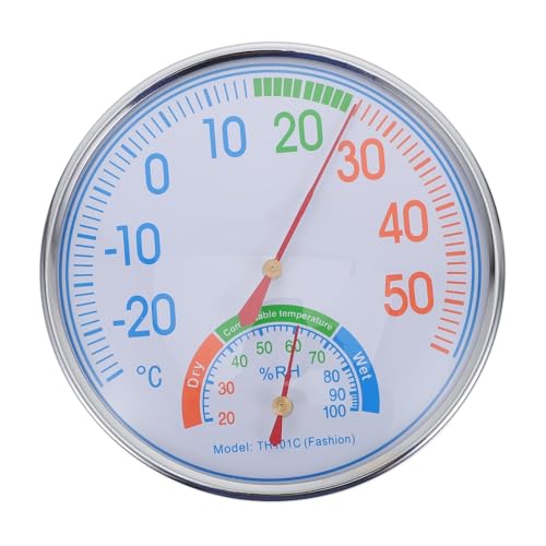 DECOMELODY Hygrometer mit Halterung Präzisions Thermometer für und Außen für Sauna Gewächshaus und Terrasse Temperatur und Feuchtemesser DECOMELODY Hygrometer mit Halterung Präzisions Thermometer für und Außen für Sauna Gewächshaus und Terrasse Temperatur und Feuchtemesser von DECOMELODY
