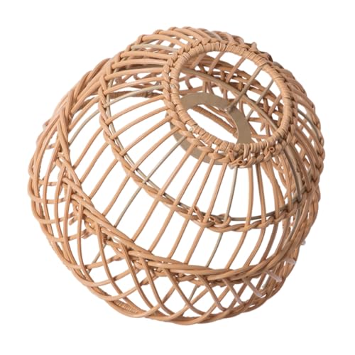 DECOMELODY Imitat rattan Lampenschirm Geflochtener Pendelleuchten Schirm für Fassung Rustikale Hängelampe Deckenleuchte Vielseitig Einsetzbar für Küche Wohnzimmer Boho Landhausstil DECOMELODY Imitat rattan Lampenschirm Geflochtener Pendelleuchten Schirm für Fassung Rustikale Hängelampe Deckenleuchte Vielseitig Einsetzbar für Küche Wohnzimmer Boho Landhausstil von DECOMELODY