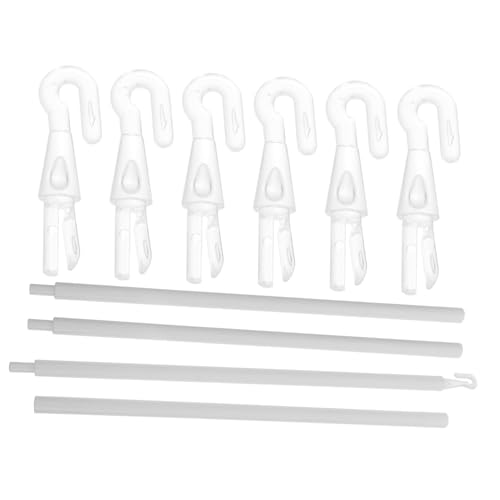 DECOMELODY Jalousie Stab aus Robustem PP Kunststoff mit Haken Teiliges für Lamellen Langlebiger Ersatzstab für Fensterjalousien Praktisches Zubehör für Einfache Bedienung von DECOMELODY