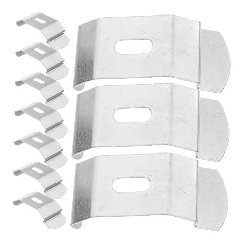 DECOMELODY Jalousien Wand und Deckenhalterung Teiliges Louver Clip für Vorhänge Einfache Montage mit Schrauben Geeignet für Weiche Gardinen Jalousien und Rollos Stabiles und Leichtes Design von DECOMELODY