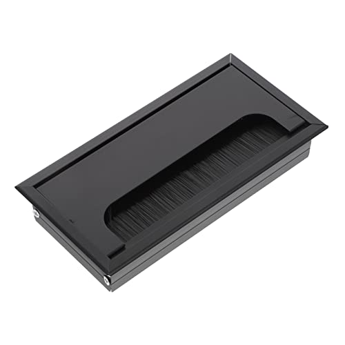 DECOMELODY Kabeldurchführung Schreibtisch Aluminiumlegierung Schwarzer Kabelorganizer für Büro Einfache Installation Schützt und Organisiert Kabel und Drähte DECOMELODY Kabeldurchführung Schreibtisch Aluminiumlegierung Schwarzer Kabelorganizer für Büro Einfache Installation Schützt und Organisiert Kabel und Drähte von DECOMELODY