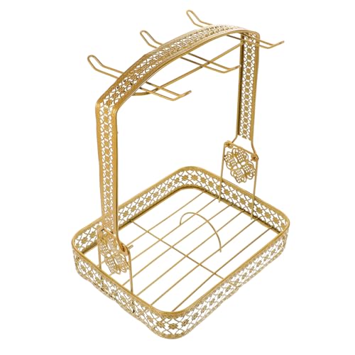 DECOMELODY Kaffeetassenhalter aus Robustem mit Hoher Tragfähigkeit Stabiles Organizer für Küchenarbeitsplatte Praktischer Becherhalter mit Flachem Boden zur Ordentlichen Aufbewahrung von von DECOMELODY