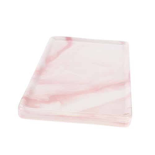 DECOMELODY Keramik Badezimmer Tablett mit Marmoroptik Kleines Rechteckiges Vanity Tray Dekoratives Kosmetik und Schmuckablage Leichtes Multifunktionales Organizer Tablett für Waschbecken und DECOMELODY Keramik Badezimmer Tablett mit Marmoroptik Kleines Rechteckiges Vanity Tray Dekoratives Kosmetik und Schmuckablage Leichtes Multifunktionales Organizer Tablett für Waschbecken und von DECOMELODY