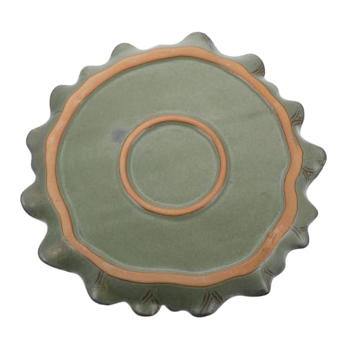 DECOMELODY Blumentopfplatte Für Garten Blumentopfsockel Pflanztopftabletts Bonsai-lotusblatttabletts Topftabletts Und Leicht Zu Reinigen von DECOMELODY