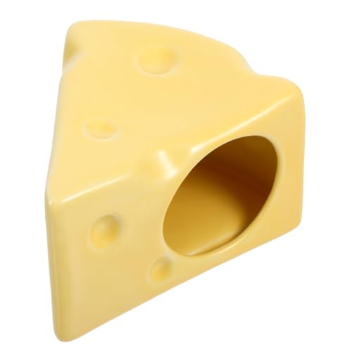 DECOMELODY Keramik Hamster Versteck Käseform Kühlnest für Kleine Haustiere Dekoratives Langlebiges Schlafhaus Sicherer Rückzugsort für Zwerghamster und Kleine Nager Geeignet fürs Ganze Jahr DECOMELODY Keramik Hamster Versteck Käseform Kühlnest für Kleine Haustiere Dekoratives Langlebiges Schlafhaus Sicherer Rückzugsort für Zwerghamster und Kleine Nager Geeignet fürs Ganze Jahr von DECOMELODY