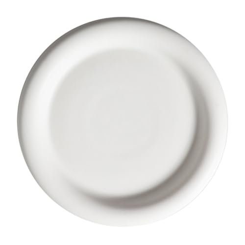 DECOMELODY Keramik Pastateller Weiß mit Dickem Rand Stilvolle Europäische Steakplatte Lebensmittelecht Robust und Vielseitig als Präsentations und Speiseteller Geeignet DECOMELODY Keramik Pastateller Weiß mit Dickem Rand Stilvolle Europäische Steakplatte Lebensmittelecht Robust und Vielseitig als Präsentations und Speiseteller Geeignet von DECOMELODY