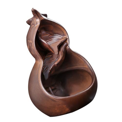 DECOMELODY Keramik Rückfluss Räuchergefäß Tisch Räucherstäbchenhalter Wasserfall Design Robust für Büro und Zuhause Kompakt Leicht Feine Verarbeitung Praktisch für Meditation und DECOMELODY Keramik Rückfluss Räuchergefäß Tisch Räucherstäbchenhalter Wasserfall Design Robust für Büro und Zuhause Kompakt Leicht Feine Verarbeitung Praktisch für Meditation und von DECOMELODY