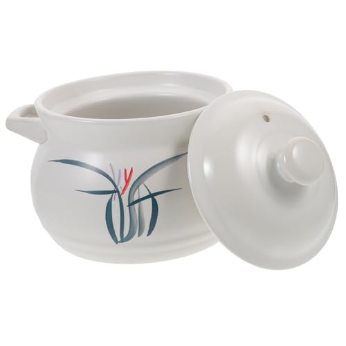 DECOMELODY Keramik Suppentopf Hitzebeständig Multifunktional für Personen Gleichmäßige Wärmeverteilung Energiesparend Langlebig Einfach zu Reinigen für Gas und Induktionskochfelder DECOMELODY Keramik Suppentopf Hitzebeständig Multifunktional für Personen Gleichmäßige Wärmeverteilung Energiesparend Langlebig Einfach zu Reinigen für Gas und Induktionskochfelder von DECOMELODY