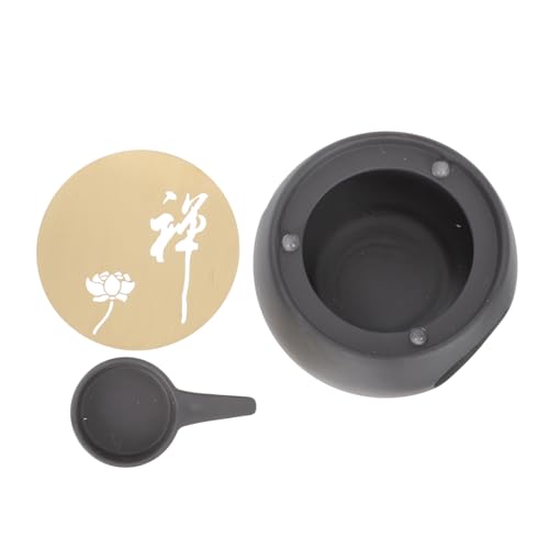 DECOMELODY Keramik Teekannenwärmer mit Kerzenhalter Handgefertigter Asiatischer Teekannen Heizständer für Zuhause und Büro Schwarz Langlebig Einfach zu Verwenden zum Warmhalten von Tee DECOMELODY Keramik Teekannenwärmer mit Kerzenhalter Handgefertigter Asiatischer Teekannen Heizständer für Zuhause und Büro Schwarz Langlebig Einfach zu Verwenden zum Warmhalten von Tee von DECOMELODY