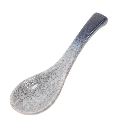 DECOMELODY Keramiklöffel Retro Asiatischer Suppenlöffel Ramen Löffel Vintage Stil Vielseitig Esslöffel für Reis Suppe und Dessert für Zuhause und Restaurant DECOMELODY Keramiklöffel Retro Asiatischer Suppenlöffel Ramen Löffel Vintage Stil Vielseitig Esslöffel für Reis Suppe und Dessert für Zuhause und Restaurant von DECOMELODY