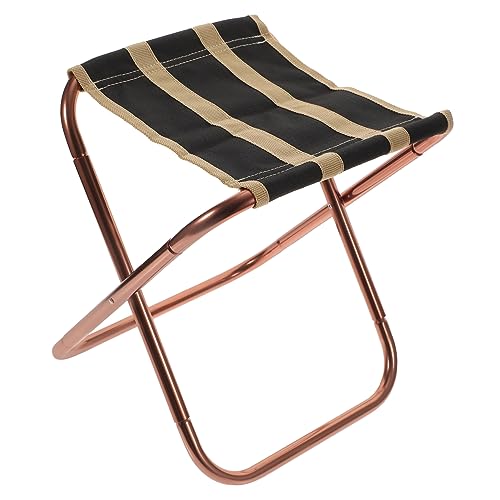 DECOMELODY Klappbarer Campinghocker Robustem Aluminiumlegierung mit Oxford Tragbarer Outdoor Stuhl für Camping Angeln Wandern und Grillen Kompakt und Leicht Transportierbar von DECOMELODY