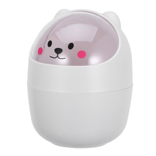 DECOMELODY Kleiner Cartoon Tischabfalleimer mit Schüttel Deckel Mini Mülleimer für Büro Kinderzimmer Küche Platzsparender Niedlicher Desktop Müllbehälter Umweltfreundlich Geruchlos DECOMELODY Kleiner Cartoon Tischabfalleimer mit Schüttel Deckel Mini Mülleimer für Büro Kinderzimmer Küche Platzsparender Niedlicher Desktop Müllbehälter Umweltfreundlich Geruchlos von DECOMELODY
