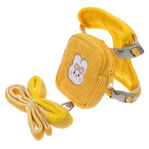 DECOMELODY Kleiner Hund Rucksackgeschirr mit Verstellbarer Leine Langlebiges Hundegeschirr mit Praktischem Rucksackdesign Rutschfestes Haustierzubehör für und Outdoor Aktivitäten Geeignet DECOMELODY Kleiner Hund Rucksackgeschirr mit Verstellbarer Leine Langlebiges Hundegeschirr mit Praktischem Rucksackdesign Rutschfestes Haustierzubehör für und Outdoor Aktivitäten Geeignet von DECOMELODY