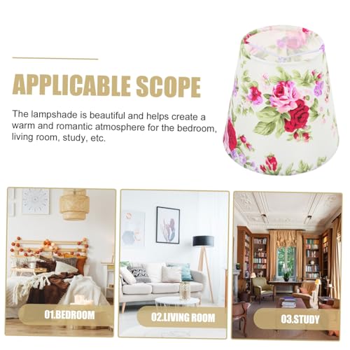 DECOMELODY Kleiner Lampenschirm mit Zartem Blumenmuster Kompatibel mit Tischlampen Einfache Montage Vielseitiger Ersatz für Glühbirnen Dekorativer Lampenschirm für Zuhause DECOMELODY Kleiner Lampenschirm mit Zartem Blumenmuster Kompatibel mit Tischlampen Einfache Montage Vielseitiger Ersatz für Glühbirnen Dekorativer Lampenschirm für Zuhause von DECOMELODY