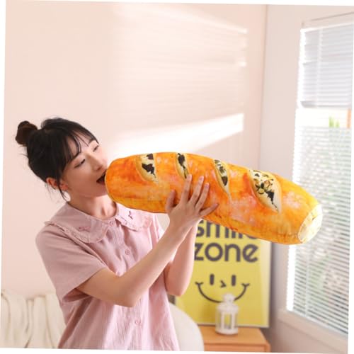 DECOMELODY Kreatives Brot Kissen Sofa Deko Weiches Kuschelkissen aus Hautfreundlichem Pp baumwollfüllung Niedliches Lendenkissen für Wohnzimmer Schlafzimmer Kinderzimmer von DECOMELODY