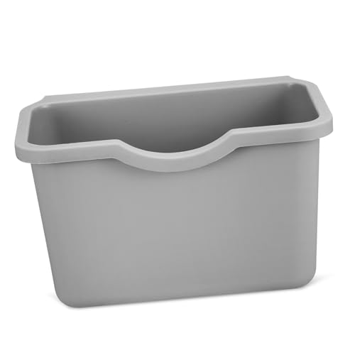 DECOMELODY Küchenkomposteimer Klein Langlebiger Aufhängemülleimer für Schranktür oder Arbeitsplatte Platzsparender Haushaltsabfalleimer Widerstandsfähiger Biomülleimer für Küchenabfälle von DECOMELODY