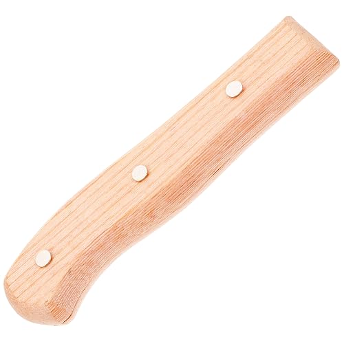 DECOMELODY Küchenschneider Holzgriff Ersatzgriff Cutter Griff aus Holz mit Löchern Leichter Einfach zu Montierender Ersatzgriff für Messer Robust und Handlich für Küchenmesser Reparatur von DECOMELODY