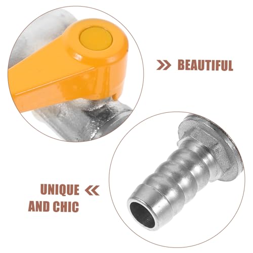 DECOMELODY Kupfer Wege Schlauchverbinder Y Splitter mit Absperrventil Schlauchadapter Verteiler für Garten und Bewässerungssysteme Kanal Steuerung Langlebig und Vielseitig Einsetzbar von DECOMELODY