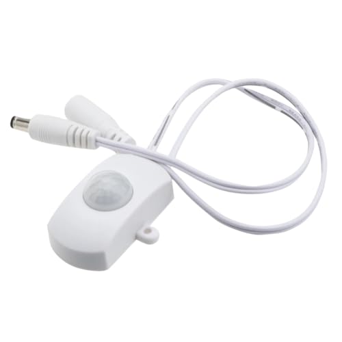 DECOMELODY LED Sensor Controller Dc für LED Lichtband Infrarot Bewegungssensor Schalter mit Stabilem Anschluss Automatische Türbeleuchtung für Flur und Treppe Energiesparender Lichtschalter von DECOMELODY