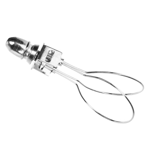 DECOMELODY Lampenschirm Adapter Metall Clip für Glühbirne mit Halterung Einfache Montage Silberfarbener Lampenclip für Tischleuchte Geeignet für Zuhause Restaurant Schlafzimmer von DECOMELODY