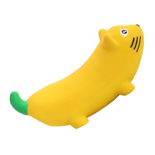 DECOMELODY Latex Hundespielzeug mit Quietscher Kauspielzeug für Kleine Hunde und Welpen Strapazierfähiges Molaren zur Zahnpflege und Beschäftigung Cartoon Design für Mittlere Haustiere von DECOMELODY