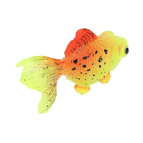DECOMELODY Leuchtender Künstlicher Goldfisch Aquarium Deko Simulation Fisch Ornament Nachtlicht für Aquarien Glaswassertank Realistische Nachttauchdeko DECOMELODY Leuchtender Künstlicher Goldfisch Aquarium Deko Simulation Fisch Ornament Nachtlicht für Aquarien Glaswassertank Realistische Nachttauchdeko von DECOMELODY