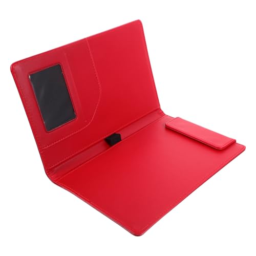DECOMELODY Magnetisches Klemmbrett mit Clip Wiederverwendbares Schreibbrett Kleine Dokumentenmappe für Restaurant Büro Hotel für Rechnungen Menüs und Notizen Rotes Schreibbrett DECOMELODY Magnetisches Klemmbrett mit Clip Wiederverwendbares Schreibbrett Kleine Dokumentenmappe für Restaurant Büro Hotel für Rechnungen Menüs und Notizen Rotes Schreibbrett von DECOMELODY
