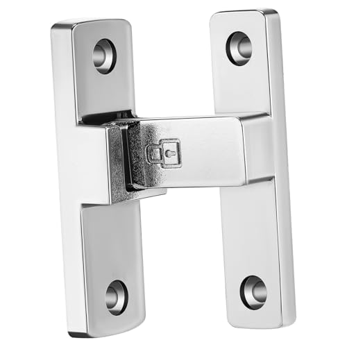 DECOMELODY Metall Türriegel ohne Schrauben für Holzzaun Robuster Flip Gate Riegel mit Einfacher Montage Vielseitig für Tor Schuppen Garage Sicherer Türverschluss mit Elegantem Metallfinish von DECOMELODY