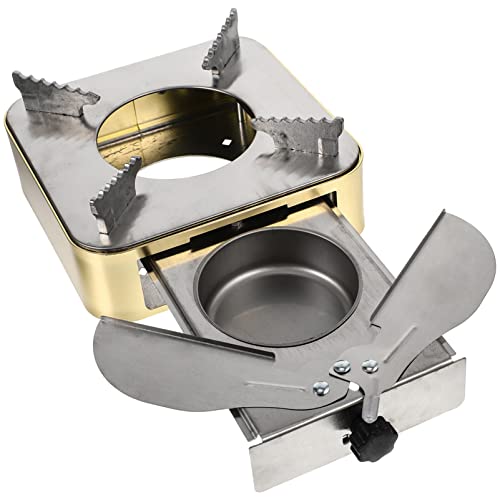DECOMELODY Mini Alkoholkocher Tragbarer Campingkocher für Hotpot Buffet Windgeschützter Outdoor Kocher Hochwertigem für und Camping von DECOMELODY
