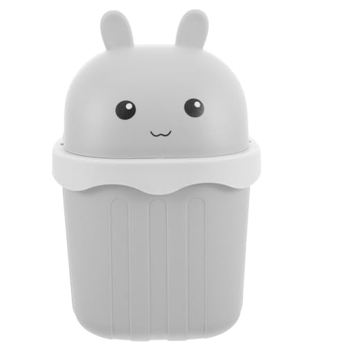 DECOMELODY Mini Desktop Mülleimer mit Deckel Kleiner Tischabfallbehälter aus Robustem Geruchsneutraler Papierkorb für Büro Schlafzimmer Bad Kompaktes Platzsparendes Design mit Süßem DECOMELODY Mini Desktop Mülleimer mit Deckel Kleiner Tischabfallbehälter aus Robustem Geruchsneutraler Papierkorb für Büro Schlafzimmer Bad Kompaktes Platzsparendes Design mit Süßem von DECOMELODY