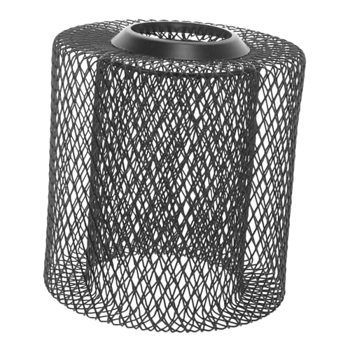 DECOMELODY Moderner Geometrischer Lampenschirm für Pendelleuchte Doppellagiges Drahtnetz Design Schwarz Einfach zu Montieren Robust und Vielseitig für Wohnzimmer und Schlafzimmer von DECOMELODY