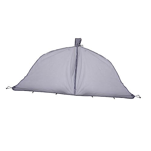 DECOMELODY Moskitonetz für Hängematte Leichtes Insektenschutznetz mit Doppelreißverschluss Robustes Parachute Setup für Outdoor Camping von DECOMELODY