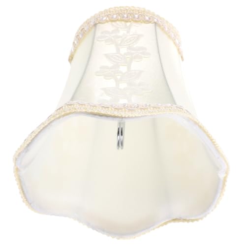 DECOMELODY Multifunktionaler Lampenschirm Wellenboden Stabiler Eisenrahmen Dekorative Deckenleuchte und Pendelleuchte Einfache Montage Elegantes Design für Wohnzimmer und Schlafzimmer von DECOMELODY