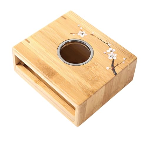 DECOMELODY Multifunktionaler Teewärmer Stövchen Teekannenhalter Aromatherapieofen Kerzenhalter für Warmen Tee und Kaffee Geeignet Design mit Kerzenbasis von DECOMELODY