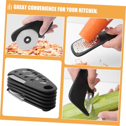 DECOMELODY Multifunktionales Küchenset mit Obst Gemüseschäler Käseraspel Pizzaschneider Flaschenöffner und Lebensmittelzerkleinerer Robustes Küchenwerkzeug für Vielseitiges Schneiden und DECOMELODY Multifunktionales Küchenset mit Obst Gemüseschäler Käseraspel Pizzaschneider Flaschenöffner und Lebensmittelzerkleinerer Robustes Küchenwerkzeug für Vielseitiges Schneiden und von DECOMELODY