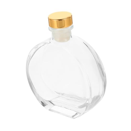 DECOMELODY Nachfüllbare Aromatherapie Glasdiffusor Flasche Eleganter Leerer Duftbehälter mit Transparentem Glas und Goldbeschichtetem Verschluss für Ätherische Öle und Raumduft DECOMELODY Nachfüllbare Aromatherapie Glasdiffusor Flasche Eleganter Leerer Duftbehälter mit Transparentem Glas und Goldbeschichtetem Verschluss für Ätherische Öle und Raumduft von DECOMELODY