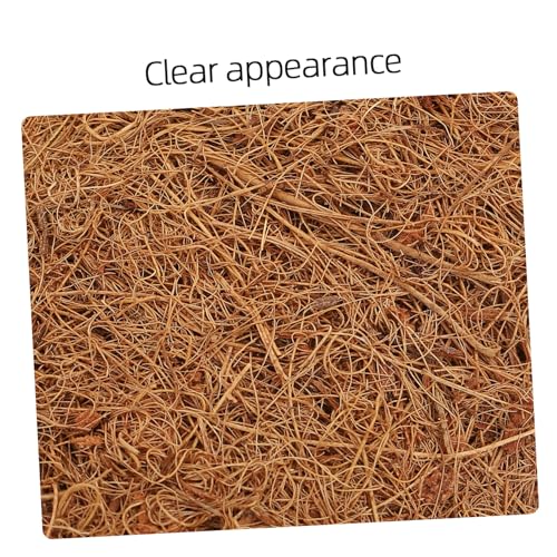 DECOMELODY Natürliche Kokosfaser Reptilienmatte Atmungsaktiv Hygienisch Langlebig als Terrarienbett Geeignet für Bartagame Leopardgecko und Schildkröten von DECOMELODY