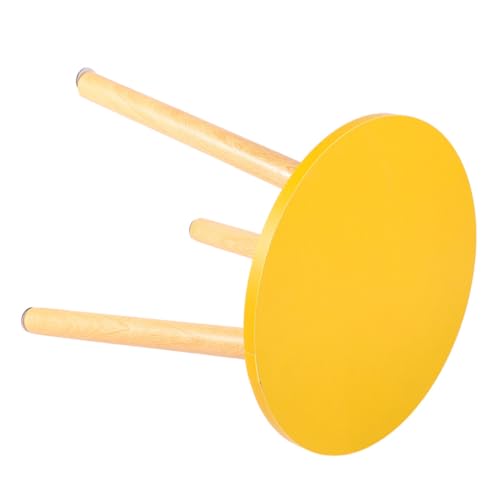 DECOMELODY Nordic Style Rundtisch aus Holz Moderner Minimalistischer Teetisch für Wohnzimmer Schlafzimmer und Büro und Tragfähig Gelb DECOMELODY Nordic Style Rundtisch aus Holz Moderner Minimalistischer Teetisch für Wohnzimmer Schlafzimmer und Büro und Tragfähig Gelb von DECOMELODY