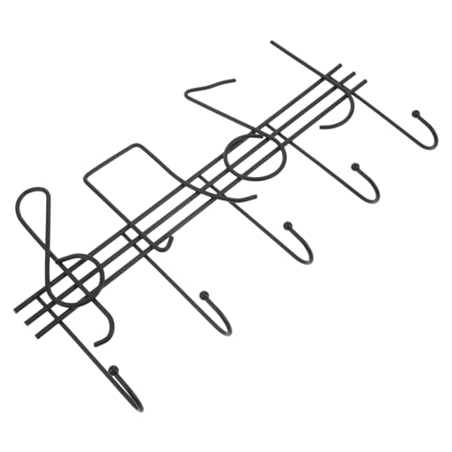 DECOMELODY Nordischer Schlüsselhalter Wandmontage Metall Haken Dekorativer Noten Design Garderobenhaken für Schlüssel Mäntel Taschen Eingangsbereich Flur Wohnzimmer Organizer DECOMELODY Nordischer Schlüsselhalter Wandmontage Metall Haken Dekorativer Noten Design Garderobenhaken für Schlüssel Mäntel Taschen Eingangsbereich Flur Wohnzimmer Organizer von DECOMELODY