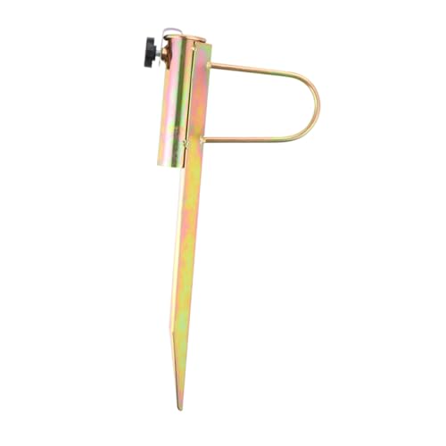 DECOMELODY Outdoor Sonnenschirmanker aus Galvanisiertem Eisen Verstellbarer Stabiler Strand und Gartenschirmhalter Rostbeständig Installieren Sicherer Halt im Sand und Gras von DECOMELODY