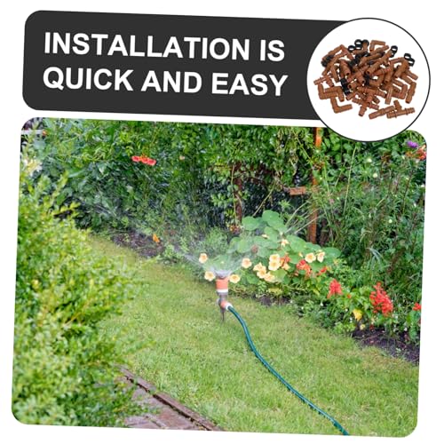 DECOMELODY PE Tropfbewässerung Rohrverbinder Teilig mit Geraden Gebogenen und Stücken Braun Tropfgesichertes Garten Schlauch Reparatur Kit für Effiziente Bewässerungssysteme DECOMELODY PE Tropfbewässerung Rohrverbinder Teilig mit Geraden Gebogenen und Stücken Braun Tropfgesichertes Garten Schlauch Reparatur Kit für Effiziente Bewässerungssysteme von DECOMELODY